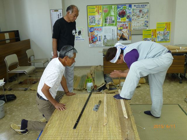 平成27年6月11日～12日：畳本部　技能検定準備講習会