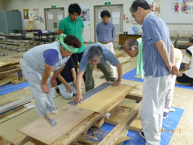 平成27年6月11日～12日：畳本部　技能検定準備講習会