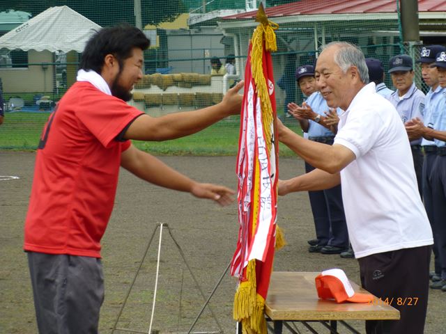 平成26年8月27日：第34回親善ソフトボール大会-1