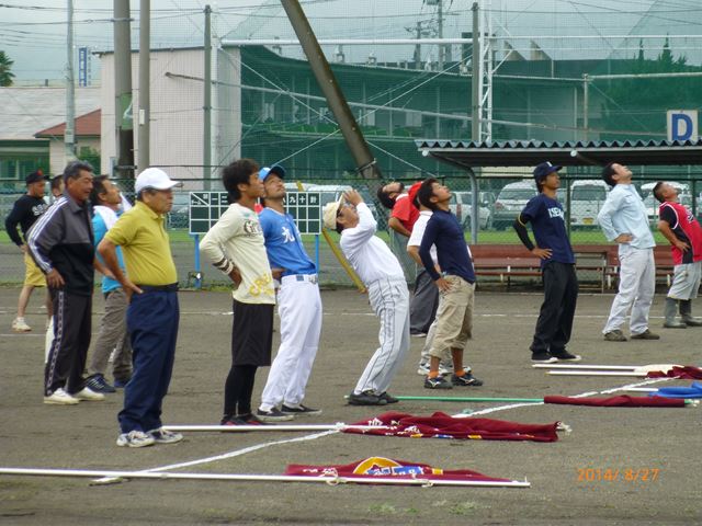 平成26年8月27日：第34回親善ソフトボール大会-1