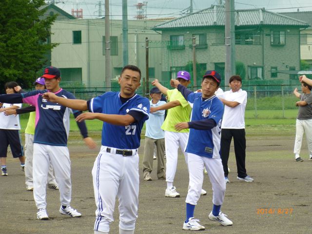 平成26年8月27日：第34回親善ソフトボール大会-1