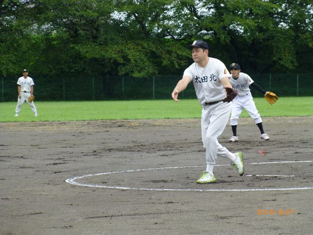 平成26年8月27日：第34回親善ソフトボール大会-2